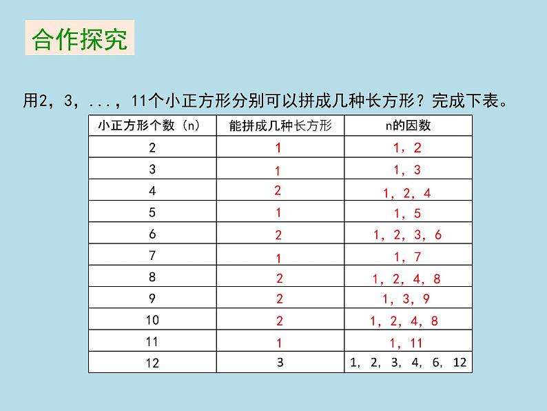 五年级数学北师大版上册 3.5 找质数  课件第4页