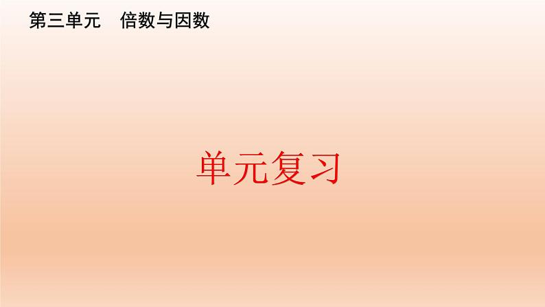 五年级数学北师大版上册 第三单元 倍数与因数  课件201