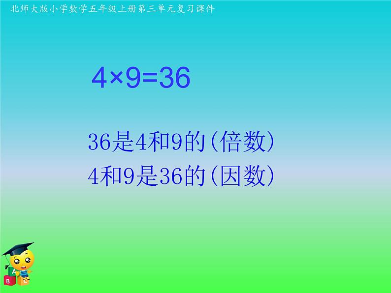 五年级数学北师大版上册 第三单元 倍数与因数  课件103