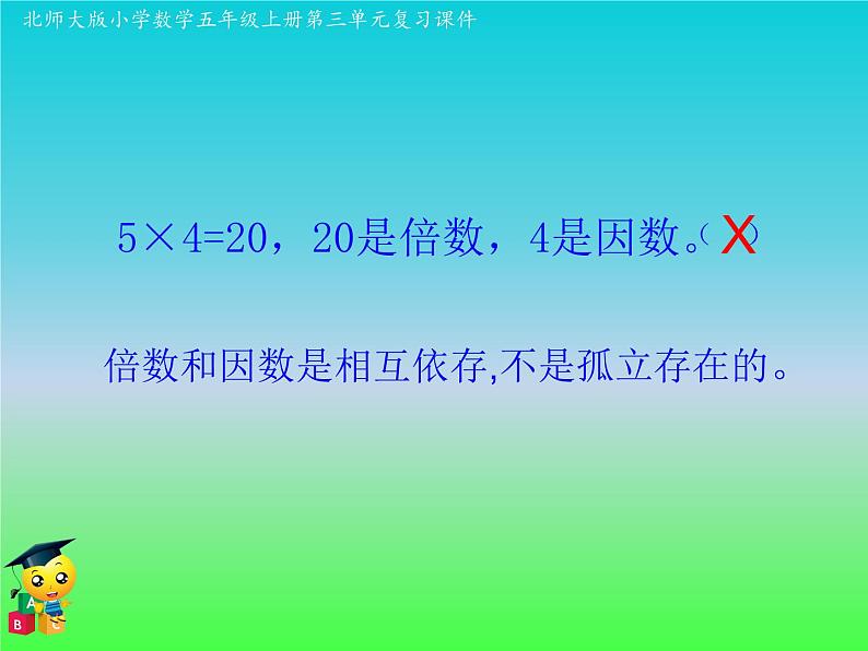 五年级数学北师大版上册 第三单元 倍数与因数  课件105