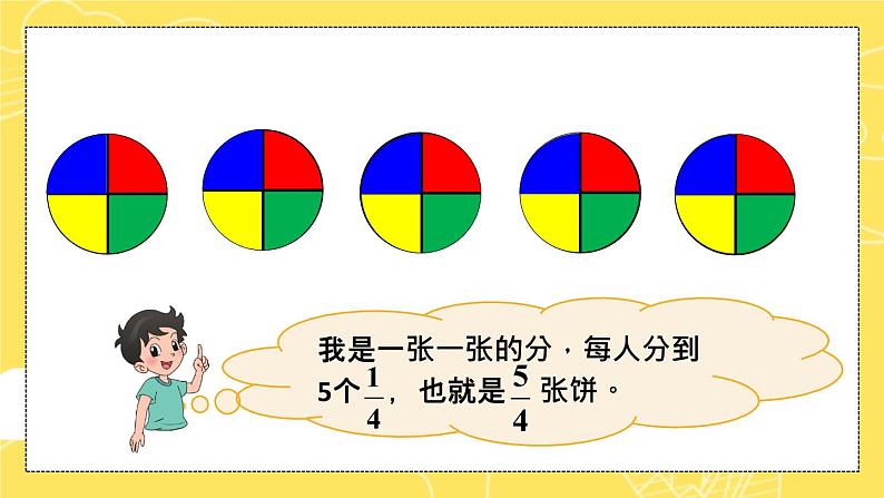 五年级数学北师大版上册 5.3 分饼  课件1第5页