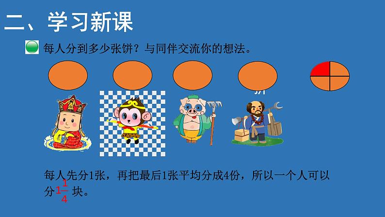 五年级数学北师大版上册 5.3 分饼  课件2第8页