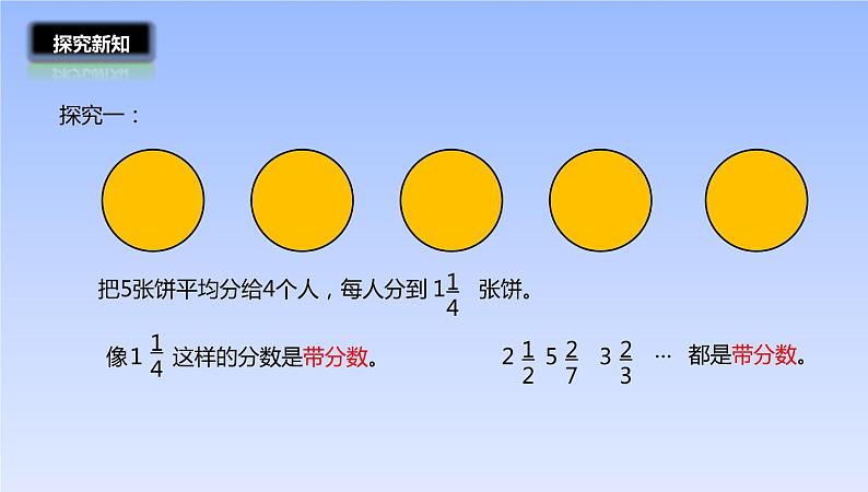 五年级数学北师大版上册 5.3 分饼  课件3第8页