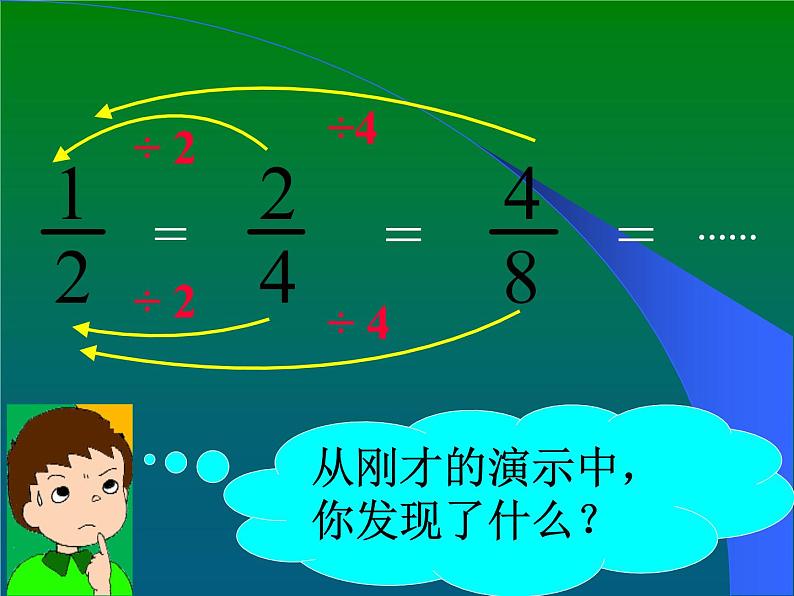 五年级数学北师大版上册 5.5 分数的基本性质  课件1第7页