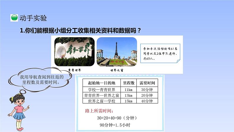 五年级数学北师大版上册  数学好玩：《1.设计秋游方案》  课件1第8页