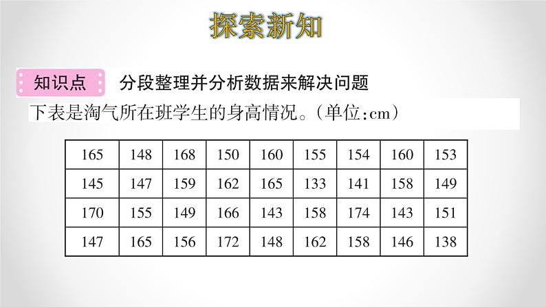 六年级数学北师大版上册 5.3 身高的情况   课件1第5页