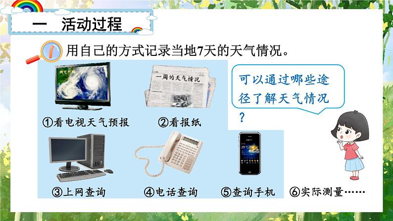 冀教版六下数学 《记录天气》 综合与实践 记录天气  PPT课件03