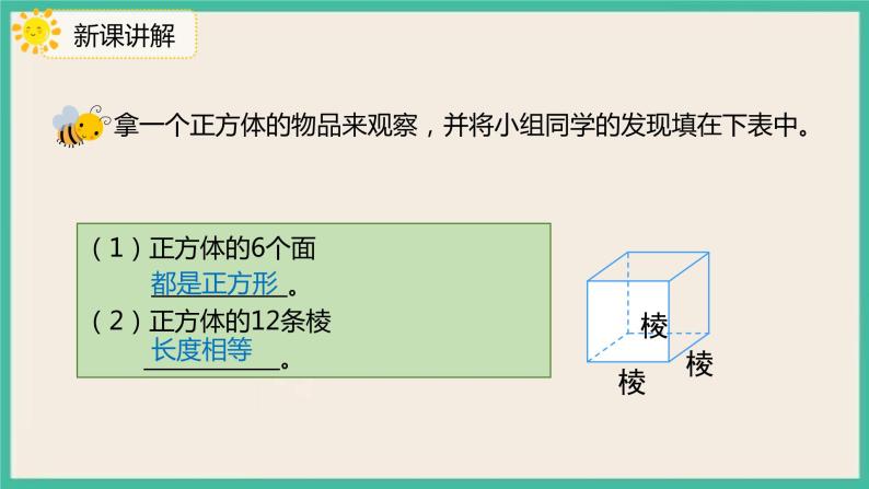 3.1.2《认识正方体》课件PPT+习题（含答案)06