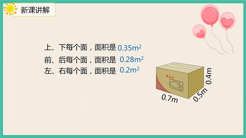 3.2.2《长方体、正方体的表面积》课件PPT第7页