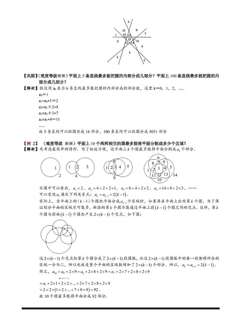 2022-2023小升初数学专题第85讲：计数方法与技巧综合02