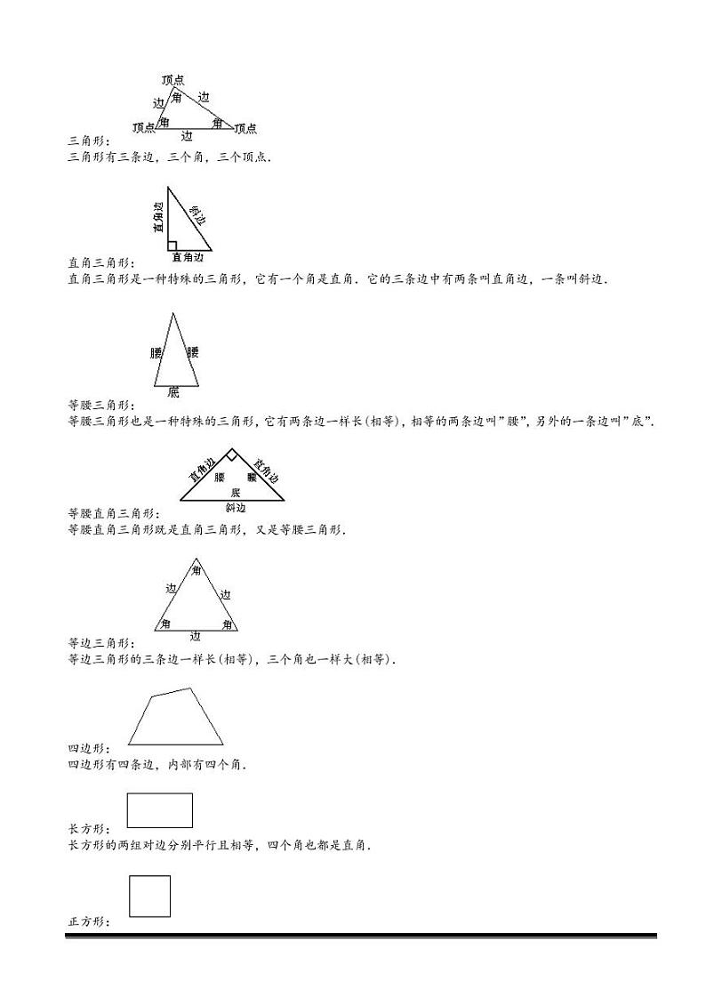 2022-2023小升初数学专题第44讲：几何图形的认知第2页