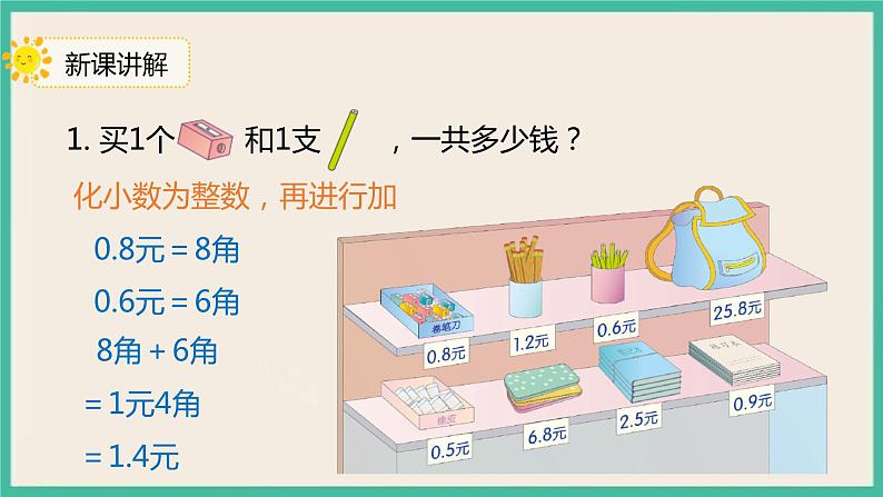 7.3《简单的小数加减法》课件第5页