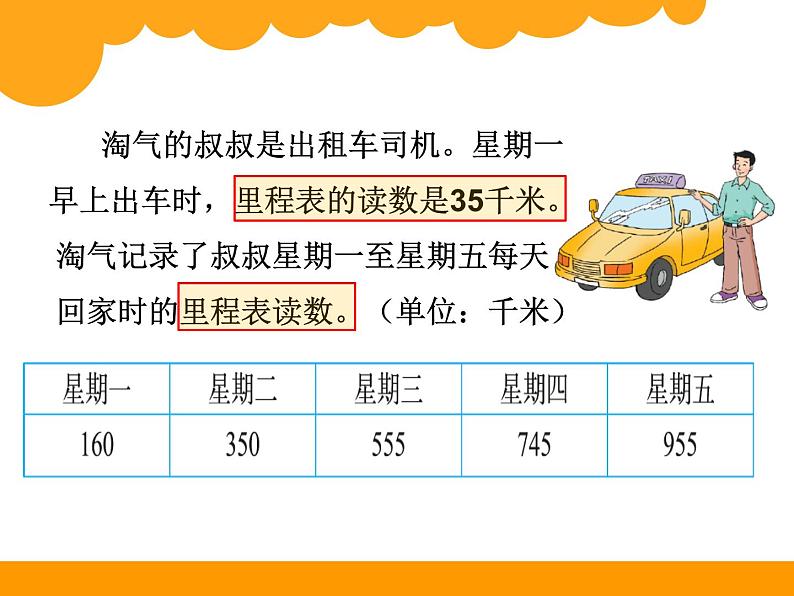 北师大版数学三年级上册课件《里程表（二）》03