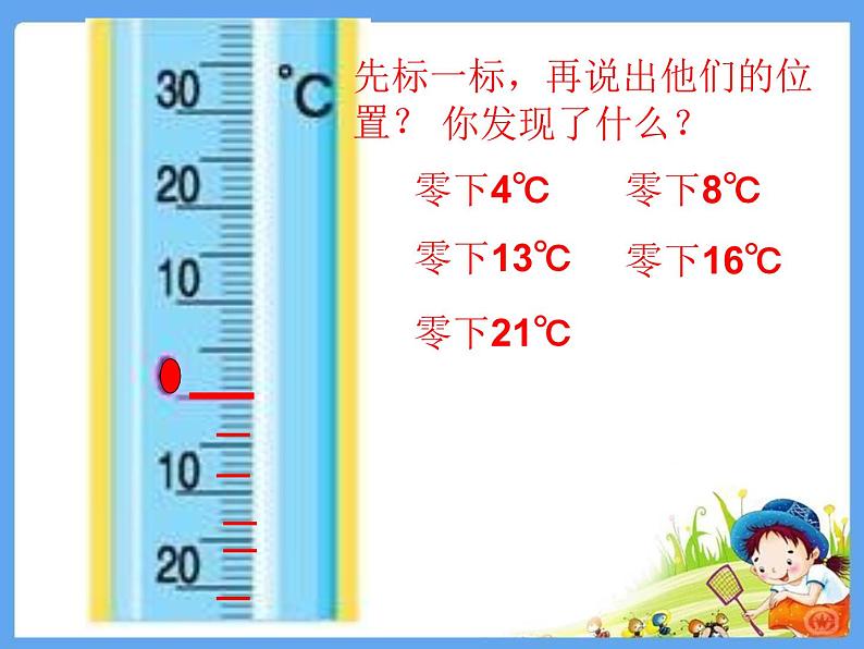 北师大版数学四年级上册课件《温度》07