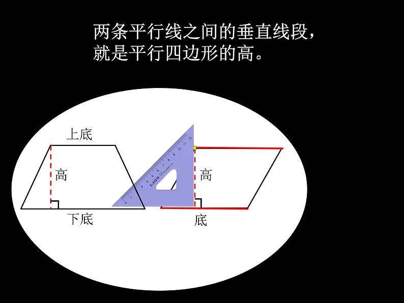 北师大版数学五年级上册课件《认识底和高》第4页