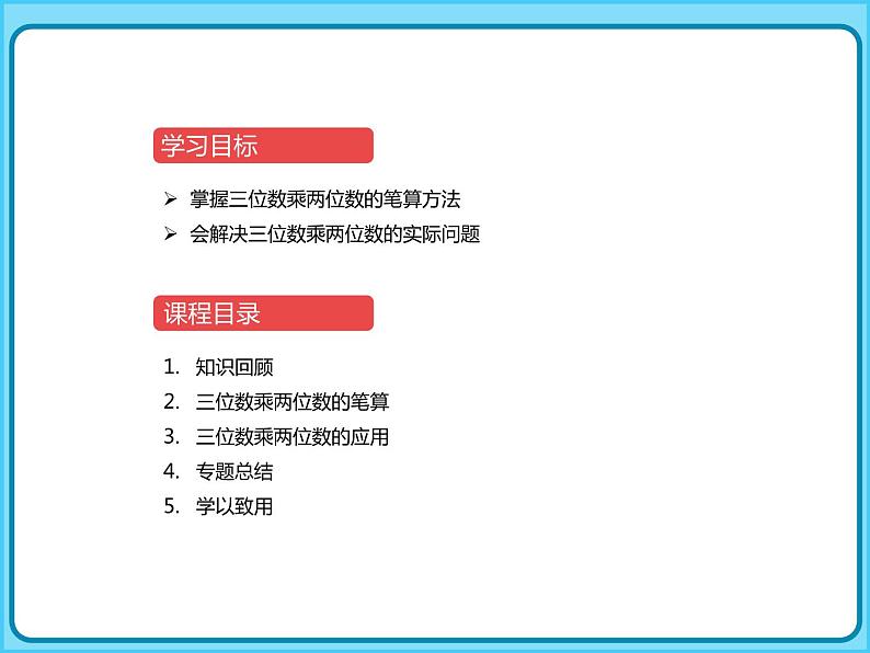 【专题复习课件】人教版小学数学四年级上册-专题课件-三位数乘两位数02