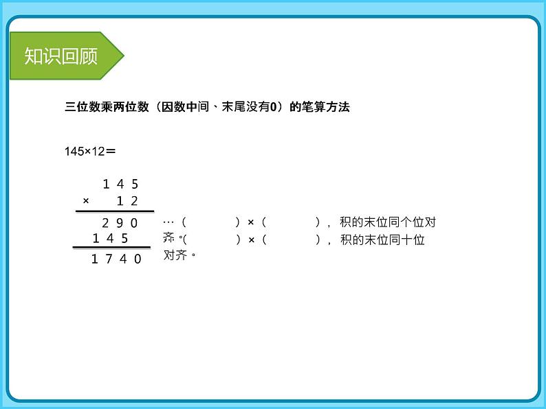 【专题复习课件】人教版小学数学四年级上册-专题课件-三位数乘两位数04