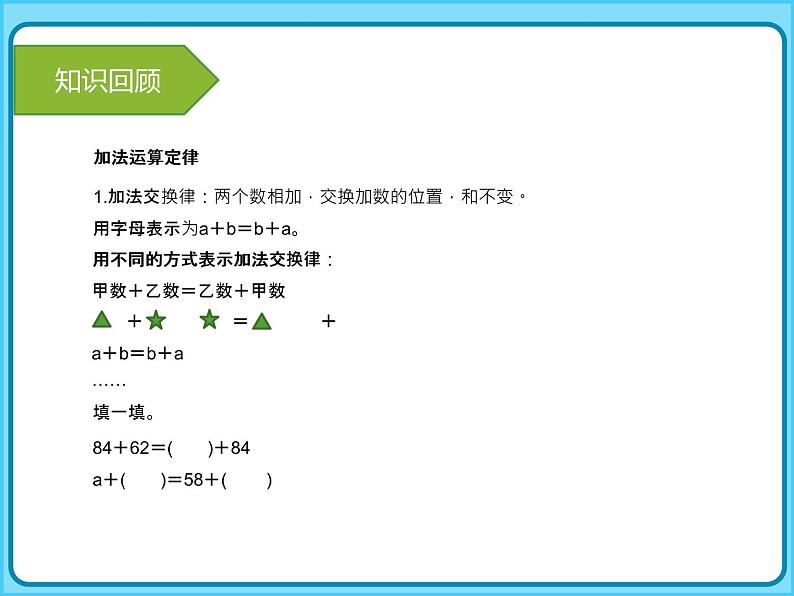 【专题复习课件】北师大版小学数学四年级上册-专题课件-运算定律04