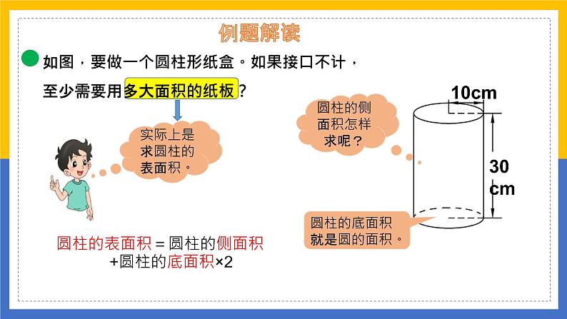 1.2  圆柱的表面积 课件第5页