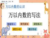 1.4《萬以內(nèi)數(shù)的寫法》課件+課時(shí)練（含答案）