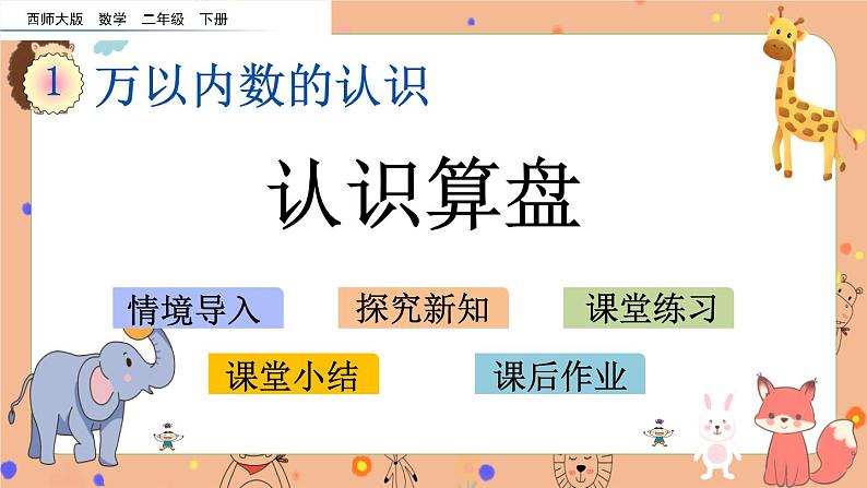 1.6《认识算盘》课件+课时练（含答案）01