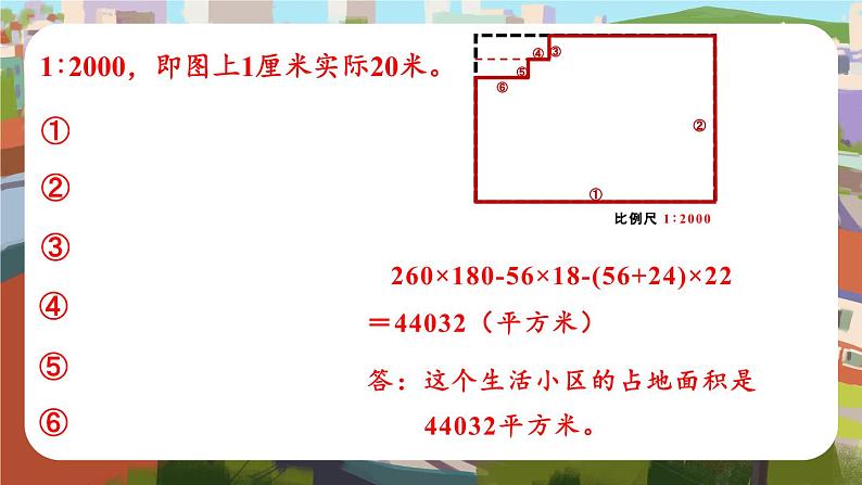 冀教版六下数学 （四）综合与实践   第3课时 生活小区 课件06