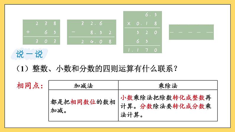 冀教版六下数学 （一）数与代数   第2课时  数的运算课件PPT第8页