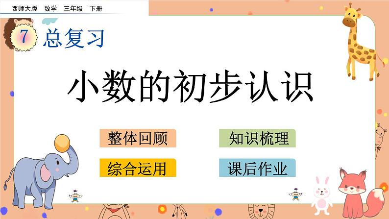 7.4《 小数的初步认识》课件第1页