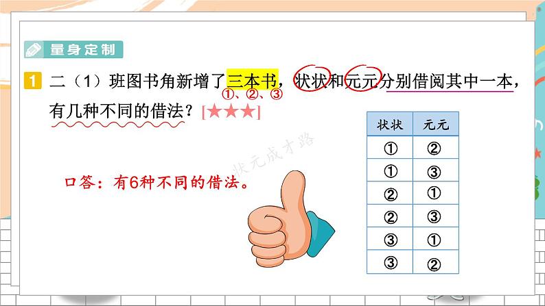 12 数学广角——搭配（一）第4页