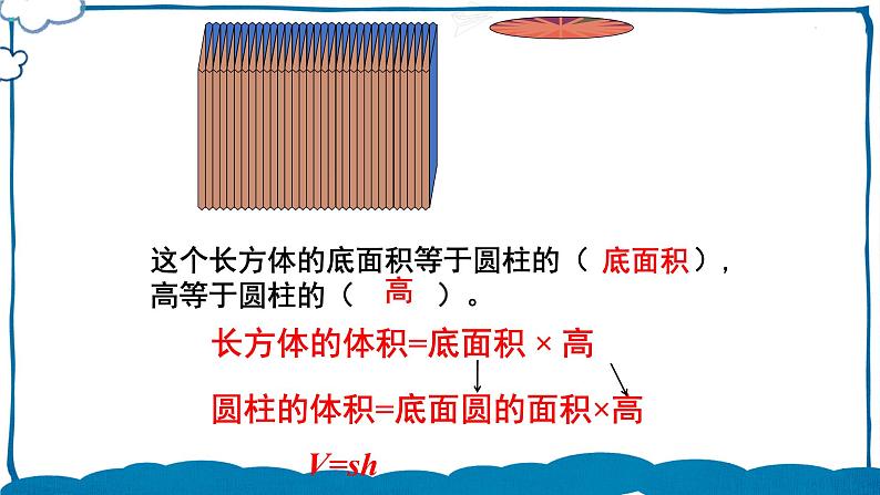 北师版数学六年级下册1.5 圆柱的体积（1） 课件05