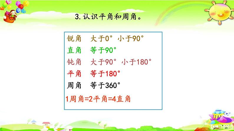 西师大版数学四年级上册《总复习 练习二十四》课件05