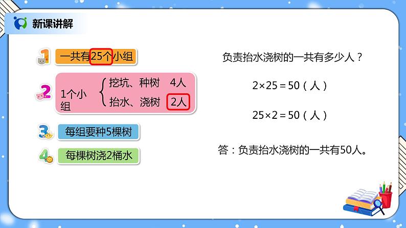 人教版四下3.4《乘法交换律和乘法结合律》PPT课件（送教案+练习）06