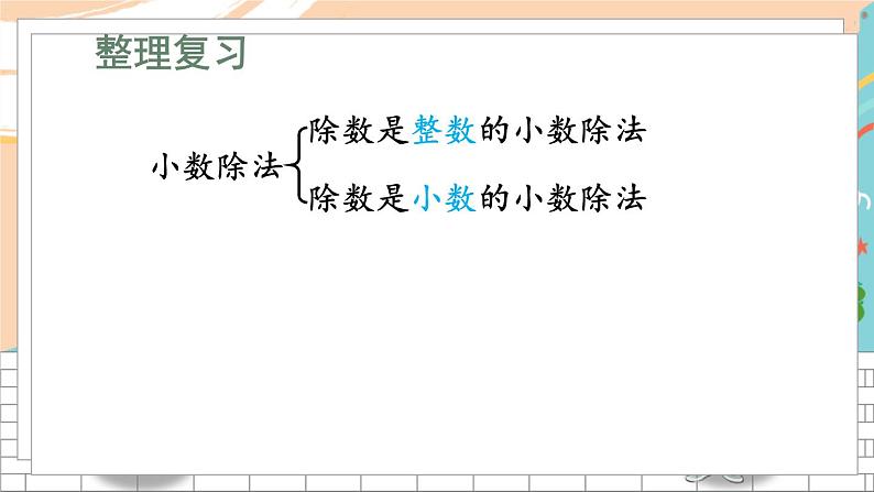 新人教版数学五年级上册 5 小数除法的计算 期末复习PPT课件第2页