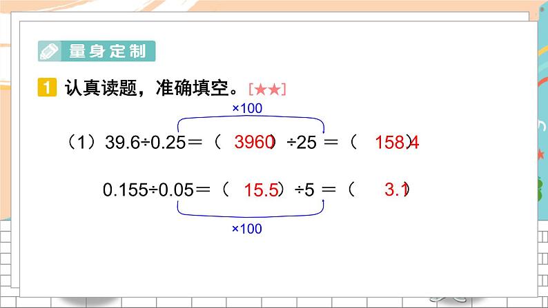 新人教版数学五年级上册 5 小数除法的计算 期末复习PPT课件第6页