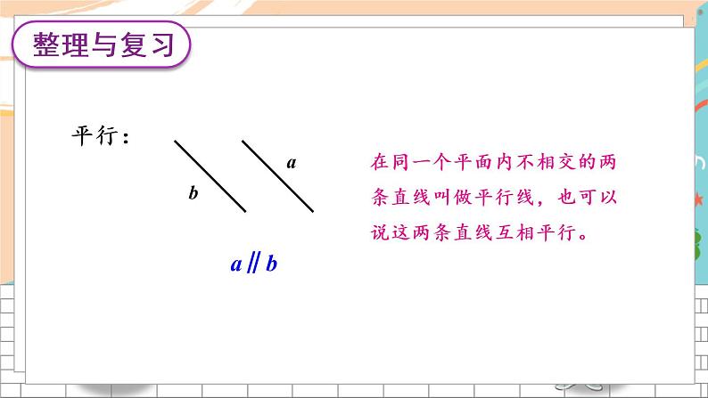 新人教版数学四年级上册 9 平行与垂直 期末复习PPT课件03