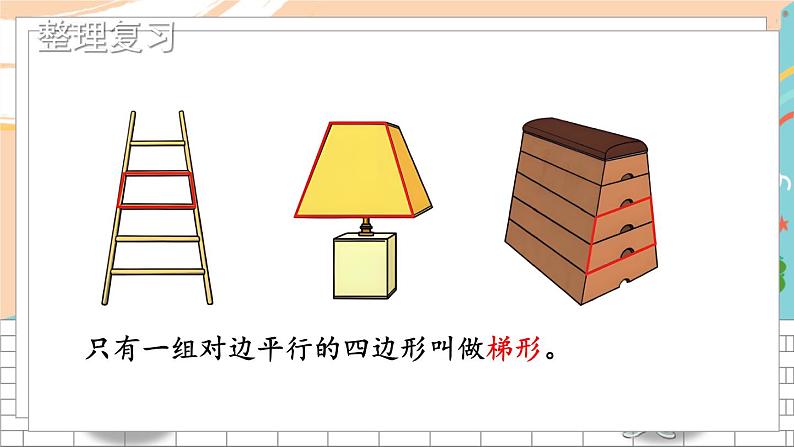 新人教版数学四年级上册 10 平行四边形和梯形 期末复习PPT课件第6页