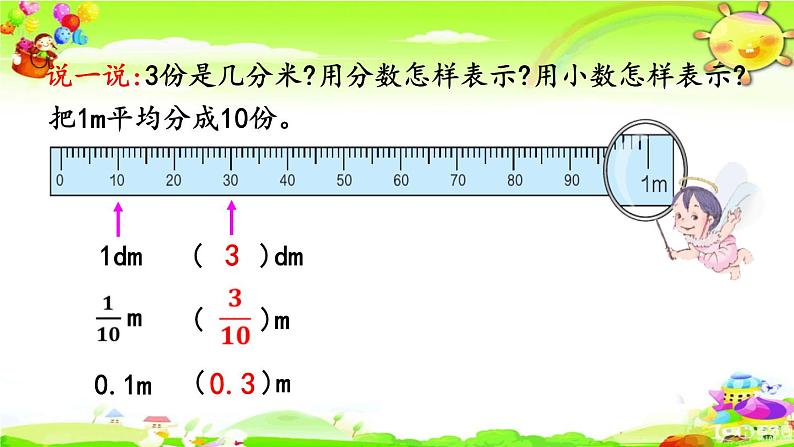 新人教版小学数学四年级下册《小数的意义》课件第5页