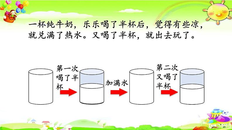 新人教版小学数学五年级下册《分数加减法的应用》课件06