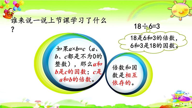 新人教版小学数学五年级下册《找一个数的因数、倍数》课件第2页