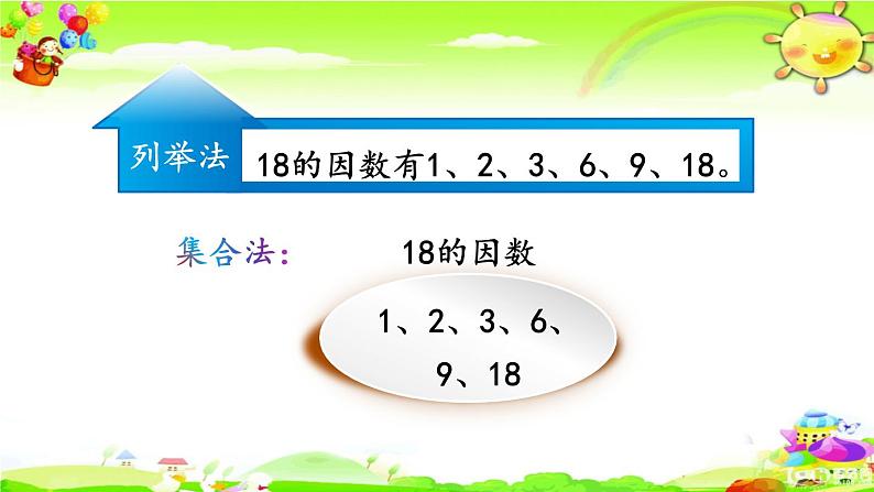 新人教版小学数学五年级下册《找一个数的因数、倍数》课件第6页