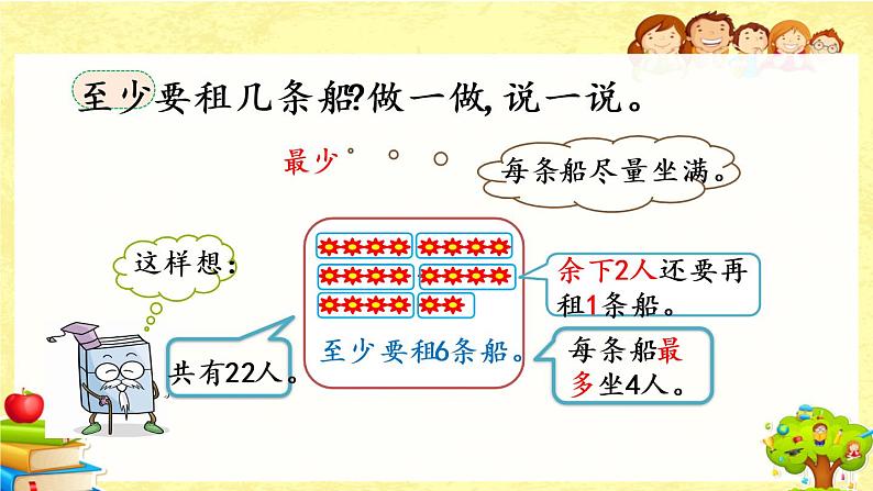 新北师大版小学数学二年级下册《租船（1）》课件04