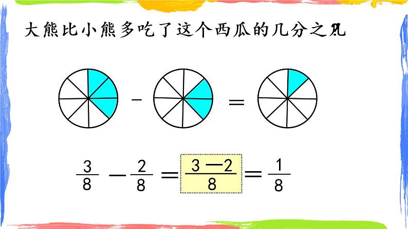 新北师大版小学数学三年级下册《吃西瓜》课件第4页