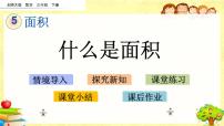 小学数学北师大版三年级下册五 面积什么是面积课文配套ppt课件