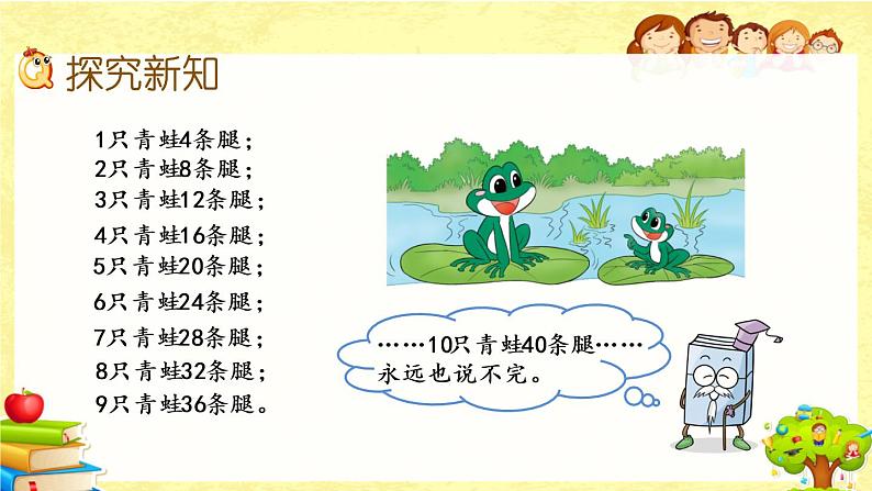 新北师大版小学数学四年级下册《字母表示数（1）》课件第3页