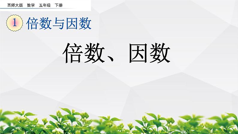 新西师大版数学五年级下册第一单元整套课件第2页