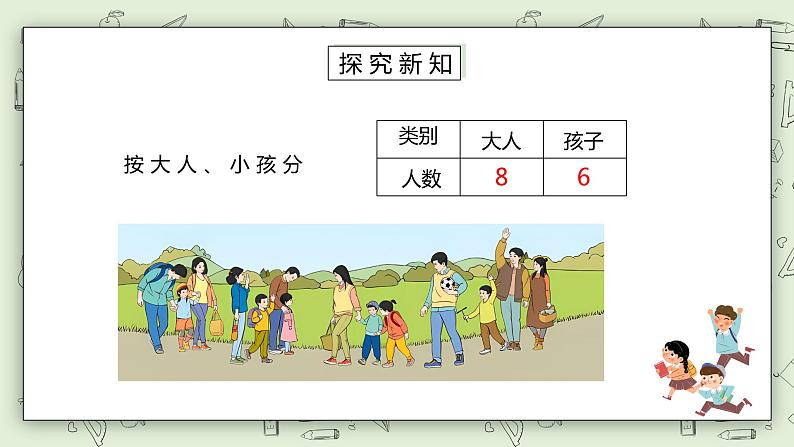 人教版小学数学一年级下册 3 分类与整理 第二课时 课件（送教案+练习）04