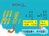 人教版数学二年级上册 第3课时  进位加 课件