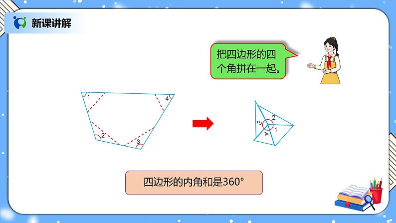 人教版四下5.6《多边形的内角和》PPT课件（送教案+练习）06