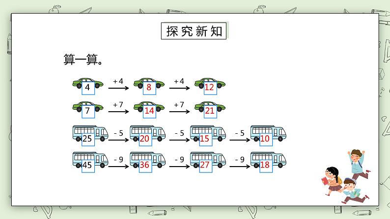 人教版小学数学一年级下册 7 找规律 第二课时 课件（送教案+练习）03