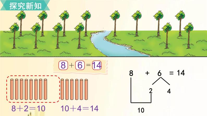 北师大版数学一年级上册 第5课时  有几棵树 课件04